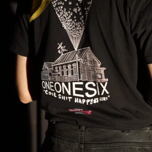 ONEONESIX T-Shirt worn by Brady in dark lighting